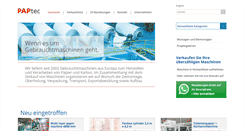 Desktop Screenshot of paptec.de